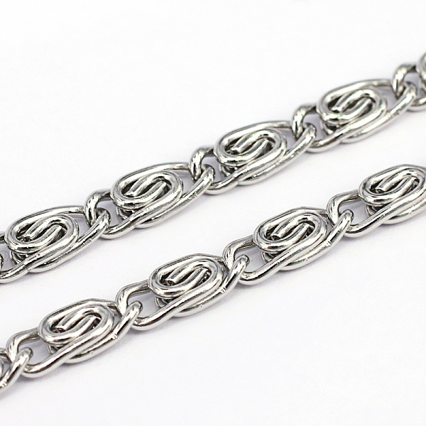 

PandaHall 304 Stainless Steel Lumachina Chains, Soldered, Stainless Steel Color, 13x5.5x1.2mm 304 Stainless Steel