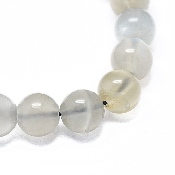 Natural Grey Moonstone Beads Strands