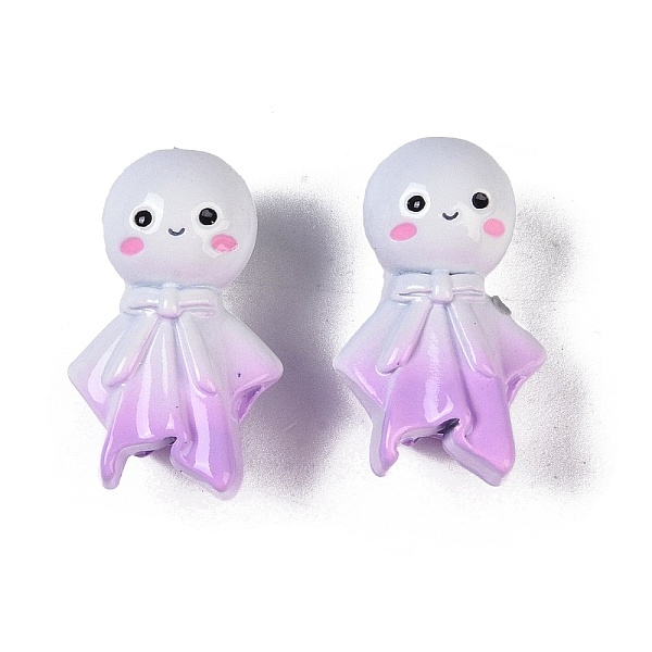 

PandaHall Spray Painted Alloy Beads, Sunny Doll , Violet, 15.5x9.5x7.5mm, Hole: 1.6mm Alloy Doll Purple