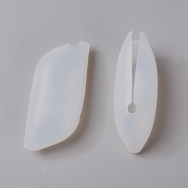 

PandaHall Silicone Portable Toothbrush Case, White, 60x26x19mm Silicone White