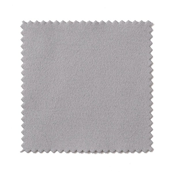 

PandaHall Double Sided Suede Fabric Silver Polishing Cloth, Jewelry Cleaning Cloth, Sterling Silver Anti-Tarnish Cleaner, Square, Gainsboro..., Gray
