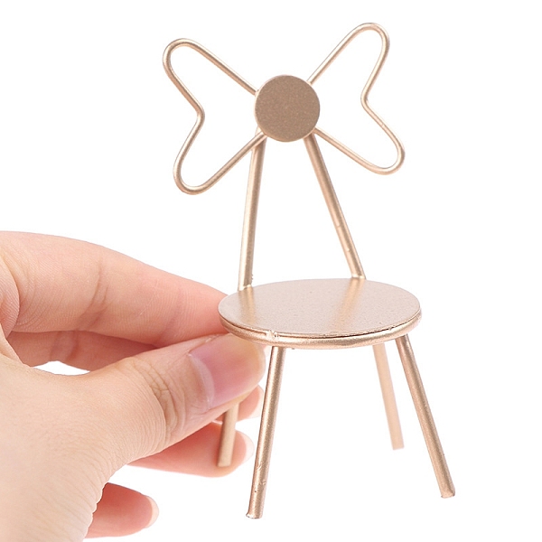 Miniature Alloy Backrest Butterfly Chair