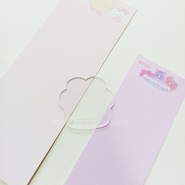 

PandaHall Acrylic Disc Pendants, Acrylic Blanks, Cat Paw Charm, Clear, 2mm Acrylic Palm Clear