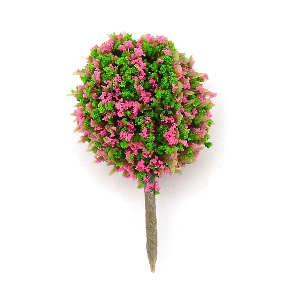 

PandaHall Plastic Model Ornament, Tree, for Desk Home Decoration, Green, 36~37x20~22mm Plastic Tree Green
