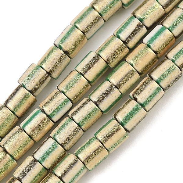 Brin de perles en pâte polymère à la main