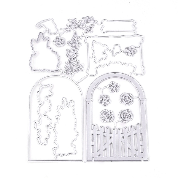 

PandaHall Carbon Steel Cutting Dies Stencils, for DIY Scrapbooking/Photo Album, Decorative Embossing DIY Paper Card, Flower Nursery, Matte...