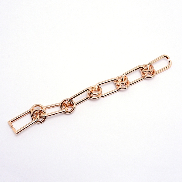 

PandaHall Iron Chain Bag Strap, Replacement Handbag Decoration Bags Straps, Light Gold, 220mm Alloy