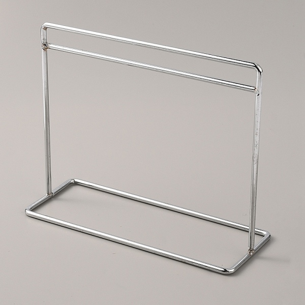 

PandaHall Iron Doll Clothes Rack, for Dollhouse Furniture Accessories, Platinum, 150x56x115mm Iron Furniture & Appliances