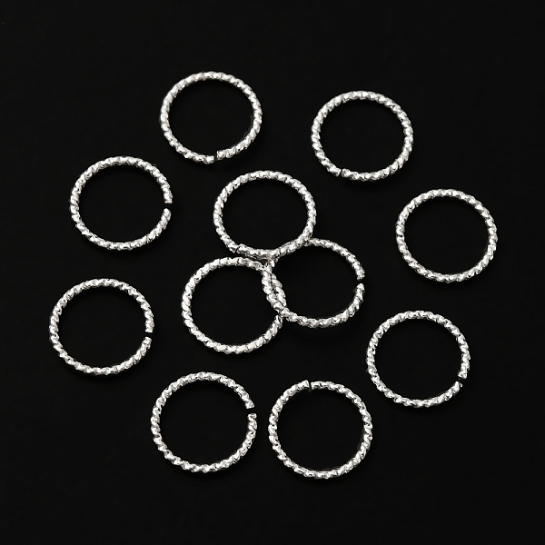 

PandaHall Brass Twist Jump Rings, Lead Free & Cadmium Free, Open Jump Rings, 925 Sterling Silver Plated, 18 Gauge, 10x1mm, Inner Diameter...