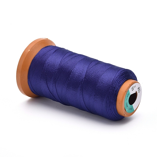 

PandaHall Polyester Threads, for Jewelry Making, Midnight Blue, 0.12mm, about 1640.41 yards(1500m)/roll Polyester Blue