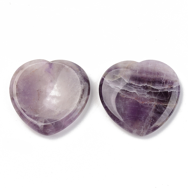 Natural Amethyst Thumb Worry Stone