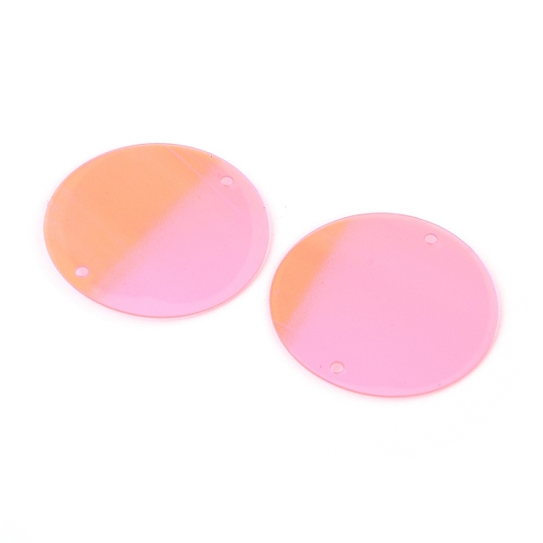 

PandaHall Ornament Accessories, Iridescent PVC Plastic Paillette/Sequins Pendants, Flat Round, Hot Pink, 29~30x0.2mm, Hole: 1.5mm PVC Flat...