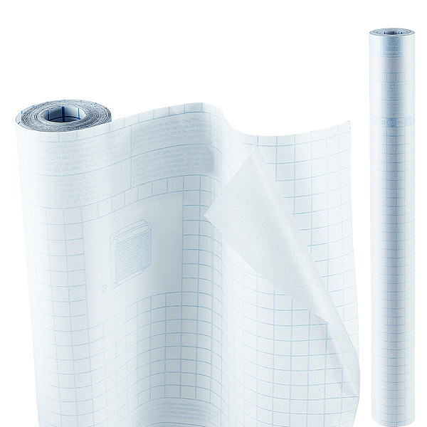 

PandaHall Plastic Frosted Self Adhesive Book Wrap, Waterproof Book Cover Protector, White, 450mm, 10m/roll Plastic None White