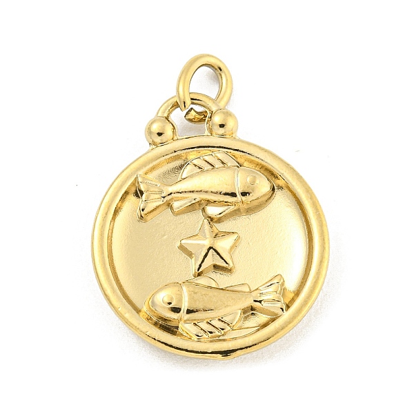 

PandaHall 304 Stainless Steel Pendants Rhinestone Settings, Round with Constellations, Pisces, 20.5x17x3.5mm, Hole: 3.5x2mm, Fit for 0.9mm...