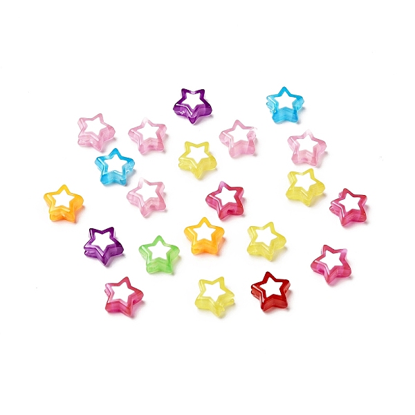 

PandaHall Opaque Acrylic Beads, Star, Mixed Color, 8.5x9x4mm, Hole: 1.8mm Acrylic Star Multicolor