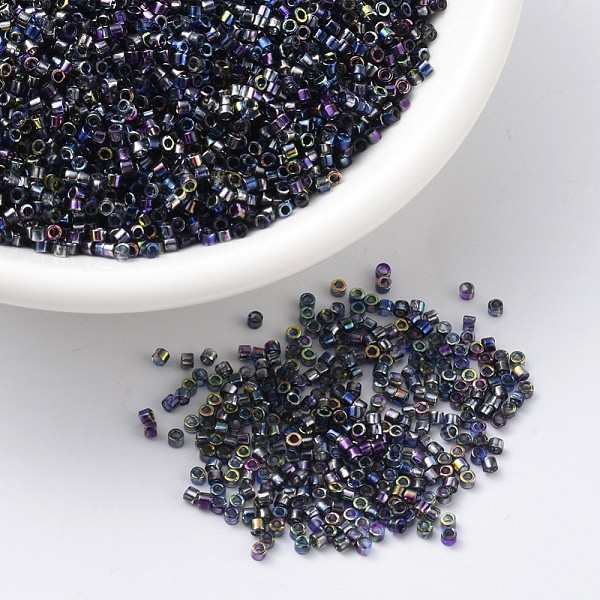

PandaHall MIYUKI Delica Beads, Cylinder, Japanese Seed Beads, 11/0, (DB2206) Magic Blue, 1.3x1.6mm, Hole: 0.8mm, about 2000pcs/10g Glass...