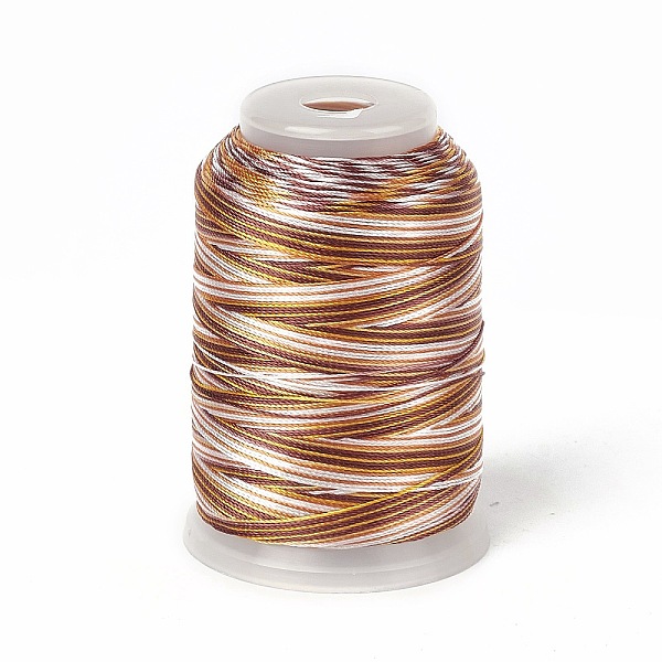 

PandaHall 3-Ply Segment Dyed Nylon Thread Cord, DIY Material for Jewelry Making, Sandy Brown, 0.3mm, about 546.81 Yards(500m)/Roll Nylon