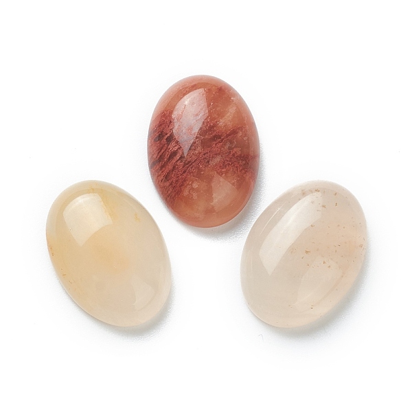

PandaHall Natural Petrified Wood Cabochons, Oval, 18x13x5.5mm Petrified Wood Oval