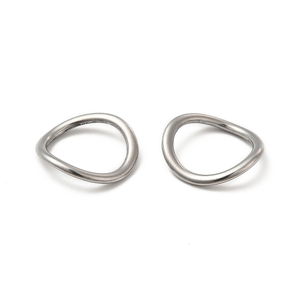 

PandaHall 304 Stainless Steel Linking Rings, Twisted Round Ring, Stainless Steel Color, 15.5x2mm, Inner Diameter: 11.5mm 304 Stainless Steel...