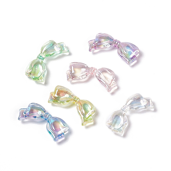 

PandaHall Transparent Acrylic Beads, AB Color, Bowknot, Mixed Color, 14x29x5.5mm, Hole: 1.5mm Acrylic Bowknot Multicolor