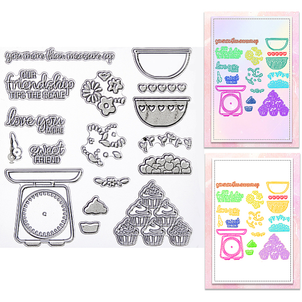 

PandaHall Clear Silicone Stamps, for DIY Scrapbooking, Photo Album Decorative, Cards Making, Food, 139x139x3mm Silicone Food