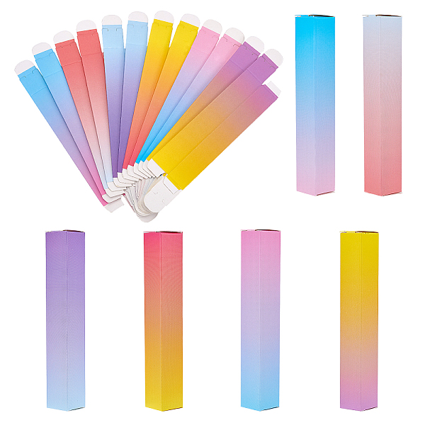 Gradient Color Paper Gift Boxes