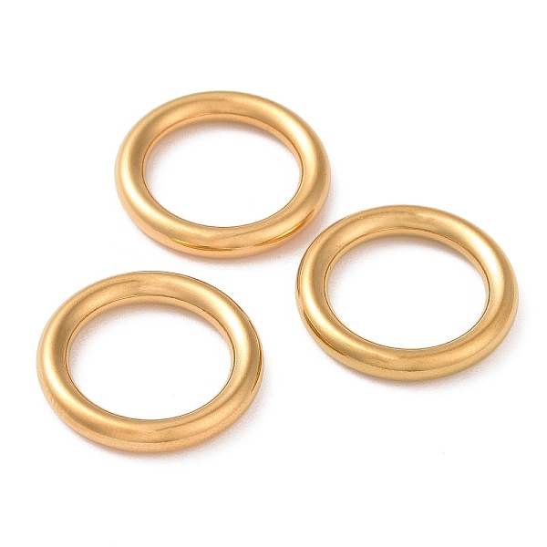 

PandaHall 304 Stainless Steel Linking Rings, Round Ring, Golden, 20x3mm, Inner Diameter: 14mm 304 Stainless Steel Ring