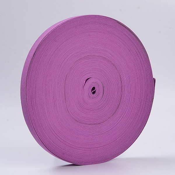 

PandaHall Colored Flat Elastic Rubber Band, Webbing Garment Sewing Accessories, Camellia, 25mm, about 43.74 yards(40m)/roll Elastic Fibre..., Pink