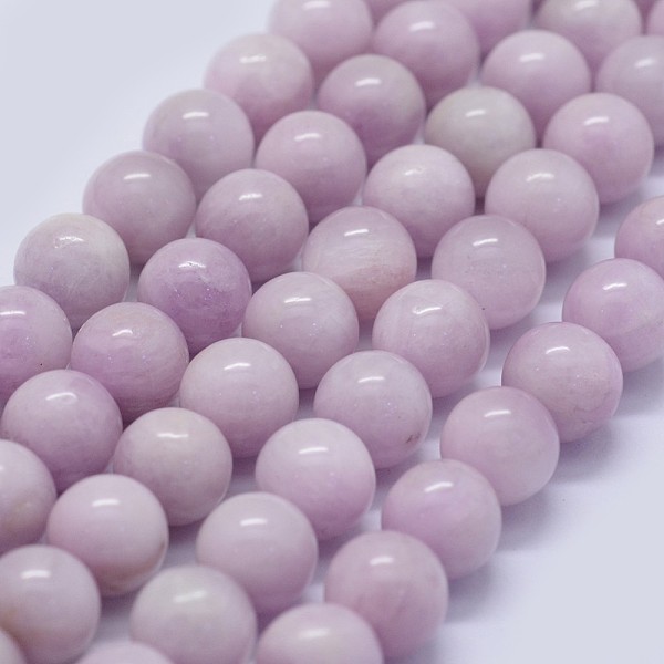 

PandaHall Natural Kunzite Beads Strands, Spodumene Beads, Grade AAA, Round, 8mm, Hole: 0.8mm, about 49pcs/strand, 15.5 inch Kunzite Round