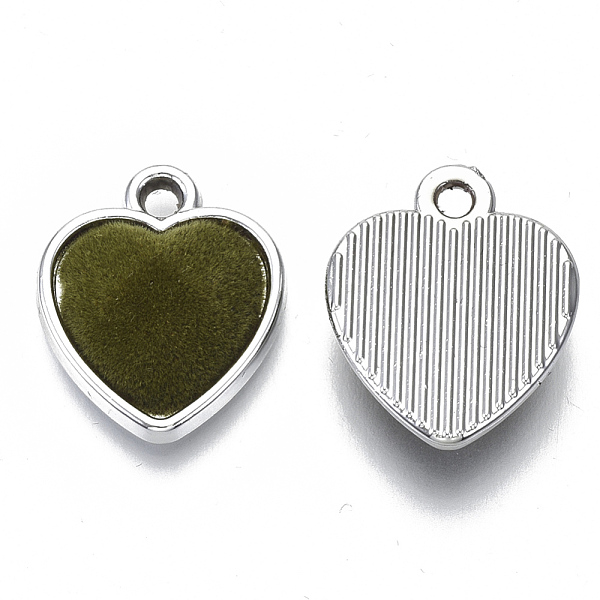 

PandaHall UV Plating Acrylic Pendants, Flocky, Heart, Mixed Color, Platinum, 20x16.5x5mm, Hole: 2mm Acrylic Heart Multicolor