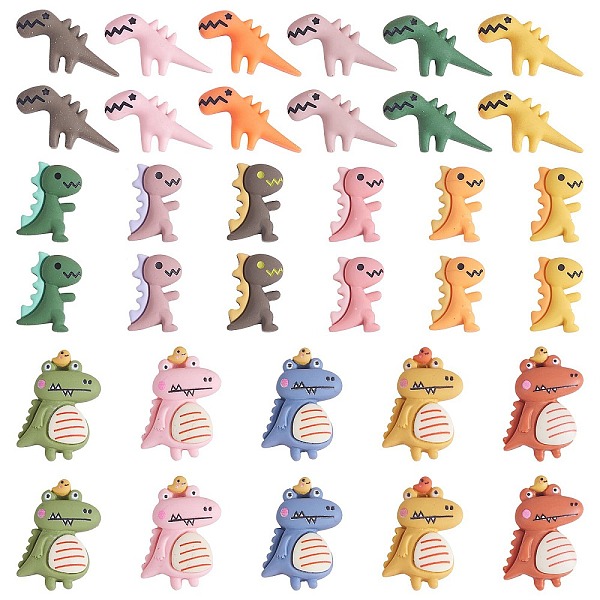 

PandaHall 34Pcs Dinosaur Resin Charms Crocodile Ornaments Slime Resin Animal Flatback Embellishments for DIY Phonecase Decor Scrapbooking...