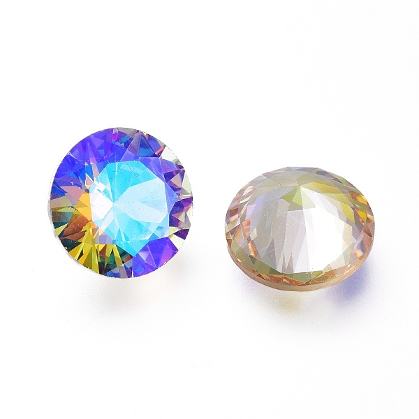 

PandaHall Cubic Zirconia Pointed Back Cabochons, Faceted Diamond Shape, Paradise Shine, 10x6mm Cubic Zirconia Diamond Green