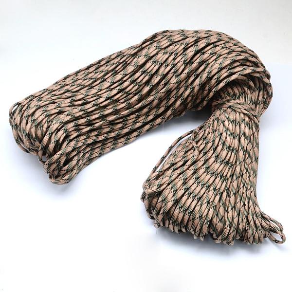 

PandaHall 7 Inner Cores Polyester & Spandex Cord Ropes, for Rope Bracelets Making, Camel, 4mm, about 109.36 yards(100m)/bundle..., Brown