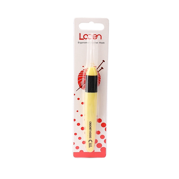 

PandaHall Plastic Crochet Hooks Needles, LED Lighting Crochet Hooks, with Bonus Batteries, Champagne Yellow, 150mm Plastic