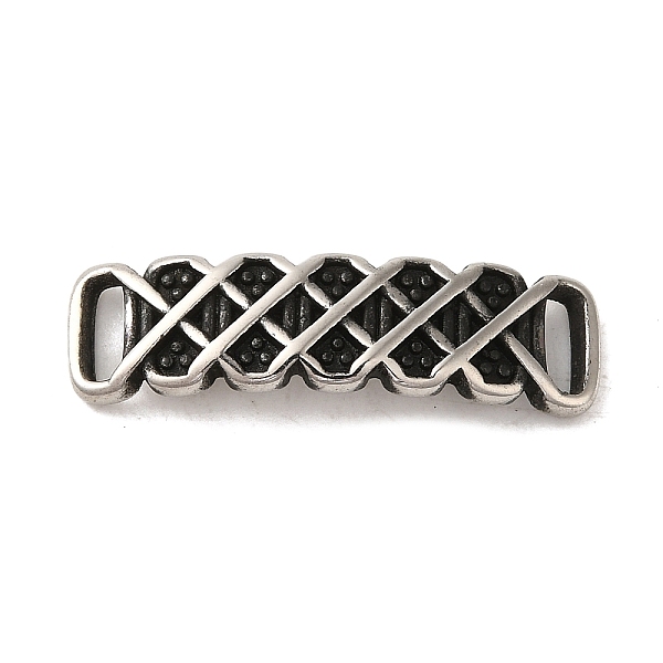 

PandaHall 304 Stainless Steel Connector Charms, Curved Rectangle Links, Antique Silver, 29x8x4.5mm, Hole: 5.5x1.5mm 304 Stainless Steel...