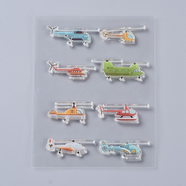 

PandaHall Silicone Stamps, for DIY Scrapbooking, Photo Album Decorative, Cards Making, Stamp Sheets, Vehicle Pattern, Pattern: 40~55x16~22mm...
