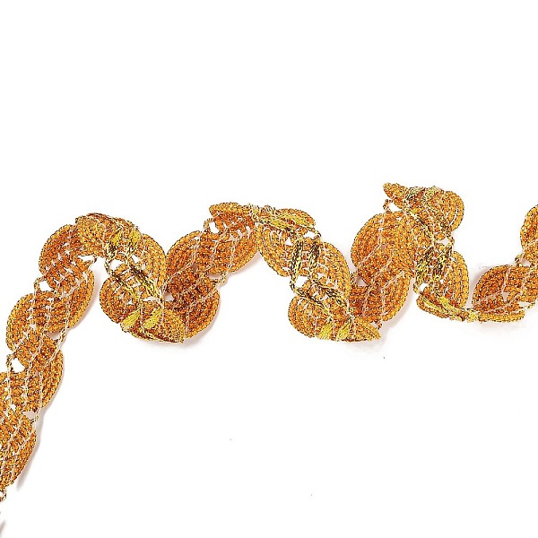 

PandaHall HOBBIESAY 18.3m Gold Lace Trim Polyester Ribbon with Wave Pattern Metallic Braid Trim Embellishment Garment Decorative Trim Ribbon...