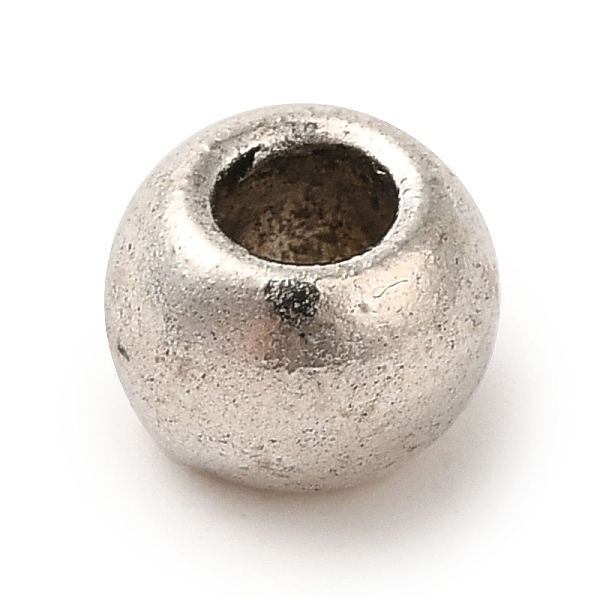 

PandaHall Tibetan Style Alloy Beads, Cadmium Free & Lead Free, Rondelle, Antique Silver, 6x4.5mm, Hole: 2.5mm Alloy Rondelle