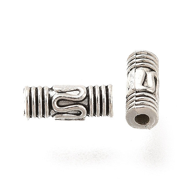 

PandaHall Tibetan Style Alloy Beads, Column, Antique Silver, 8.5x3mm, Hole: 1.2mm Alloy Column