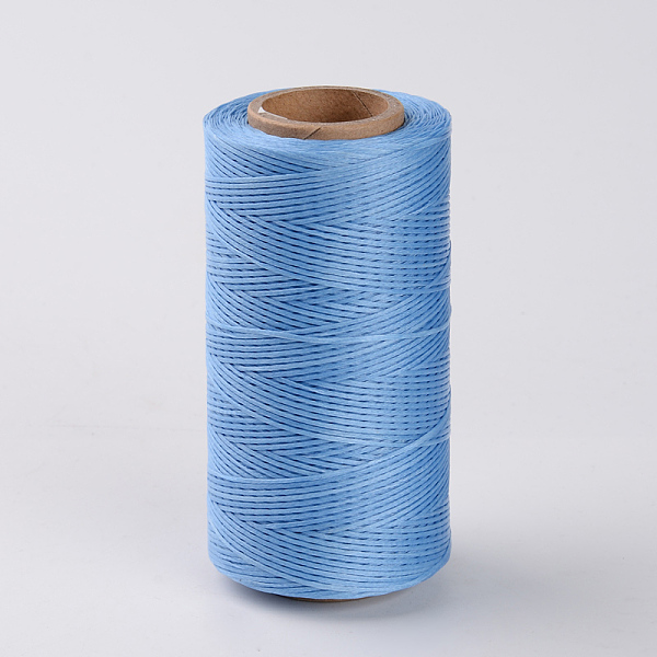 

PandaHall Flat Waxed Polyester Cords, Blue, 1x0.3mm, about 284.33 yards(260m)/roll Waxed Polyester Cord Flat Blue