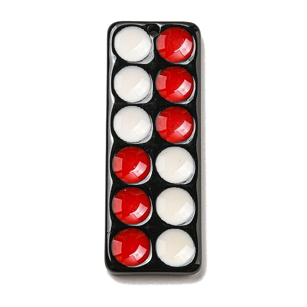 

PandaHall Acrylic Pendants, with Enamel, Rectangle, Black, 39x14.5x3mm, Hole: 1.4mm Acrylic Rectangle Black
