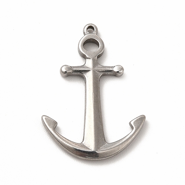

PandaHall 304 Stainless Steel Pendants, Anchor, Stainless Steel Color, 24.5x17.5x2mm, Hole: 1.2mm and 2x2.6mm 304 Stainless Steel Anchor &...