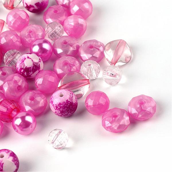 

PandaHall Acrylic Beads, Mixed Shapes, Orchid, 5.5~28x6~20x3~11mm, Hole: 1~5mm Acrylic Mixed Shapes Purple
