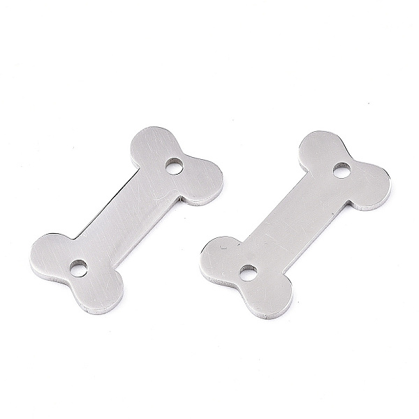 

PandaHall 201 Stainless Steel Links Connectors, Laser Cut, Bone, Stainless Steel Color, 9.5x18.5x1.5mm, Hole: 1.2mm 201 Stainless Steel...