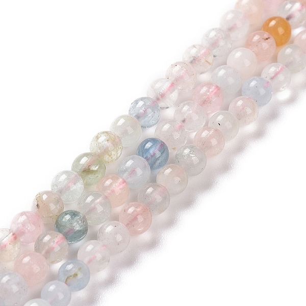 Natural Morganite Bead Strands