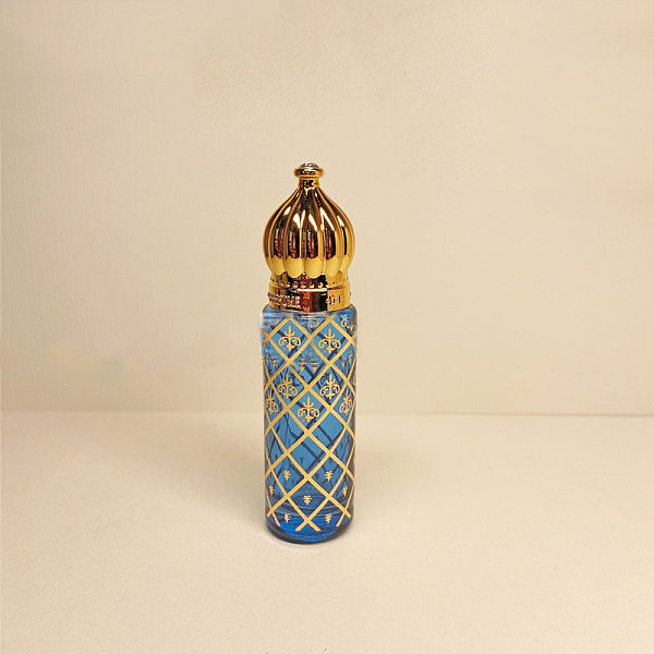 

PandaHall Arabian Style Glass Roller Ball Bottles, Essential Oil Refillable Bottle, for Personal Care, Steel Blue, 2x7.9cm, Capacity: 6ml...