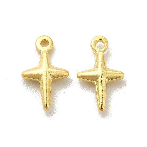 

PandaHall Brass Charms, Cadmium Free & Lead Free, Long-Lasting Plated, Cross Charm, Real 24K Gold Plated, 10x6x2mm, Hole: 1mm Brass Cross