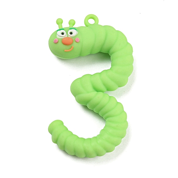 

PandaHall Cartoon PVC Plastic Big Pendants, Number 3 Charm, Insects, 60x35x15mm, Hole: 3mm PVC Insects