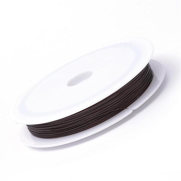 

PandaHall Tiger Tail Wire, Nylon-coated Stainless Steel, Coconut Brown, 0.45mm, about 229.65 Feet(70m)/roll, 10 rolls/group Stainless Steel...