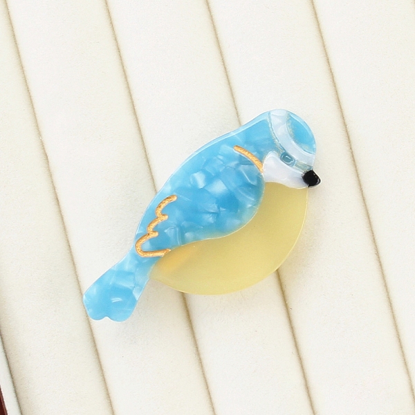 

PandaHall Cute Cellulose Acetate(Resin) Alligator Hair Clips, Hair Accessories for Girls, Bird, 59x29x14mm Cellulose Acetate Bird